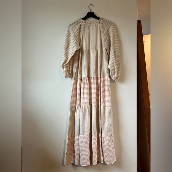 Mango maxi tiered dress - Picture 2 of 4